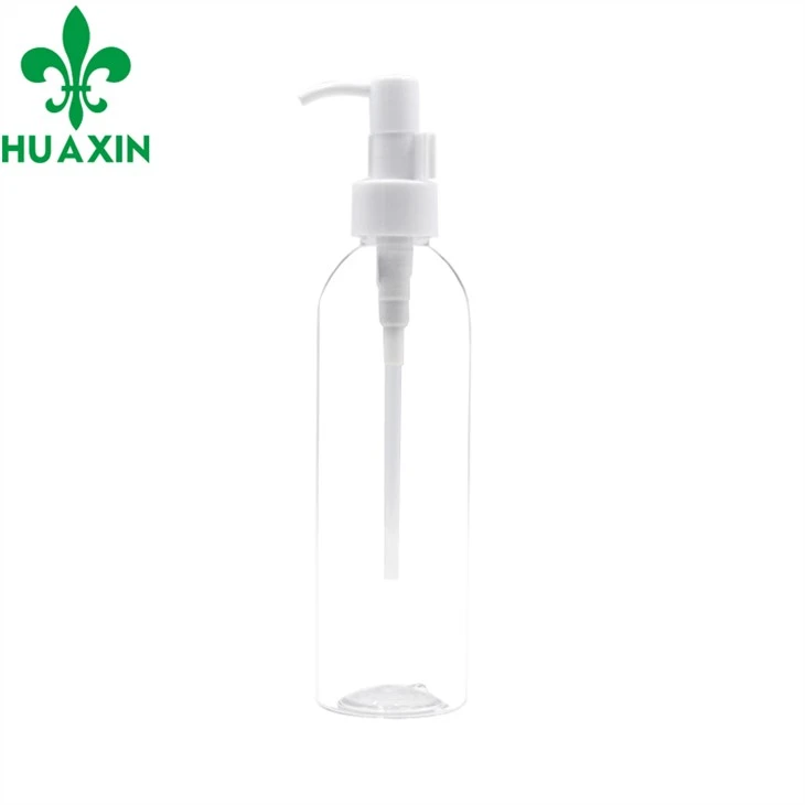 Clear Pet Plastic Pump Bottle