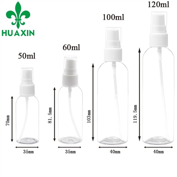 Reusable Clear Alcohol Spray Bottle