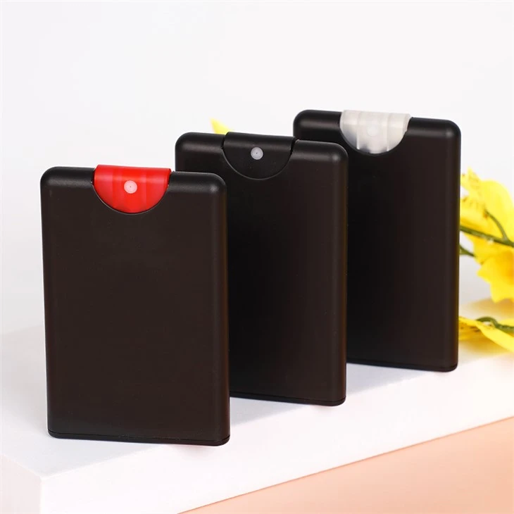 Private Label Black Card Shape Plastic Bottle Cleaning