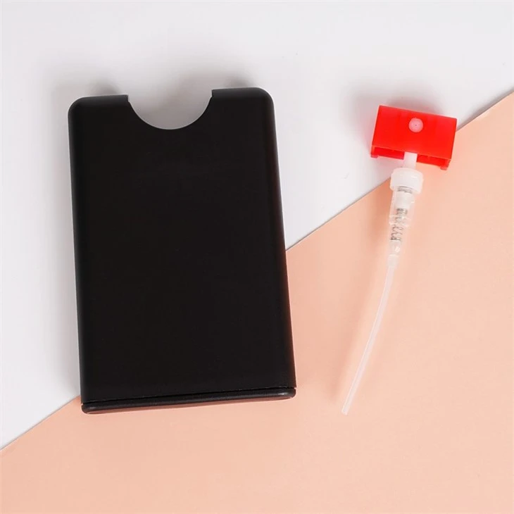 Private Label Black Card Shape Plastic Bottle Cleaning