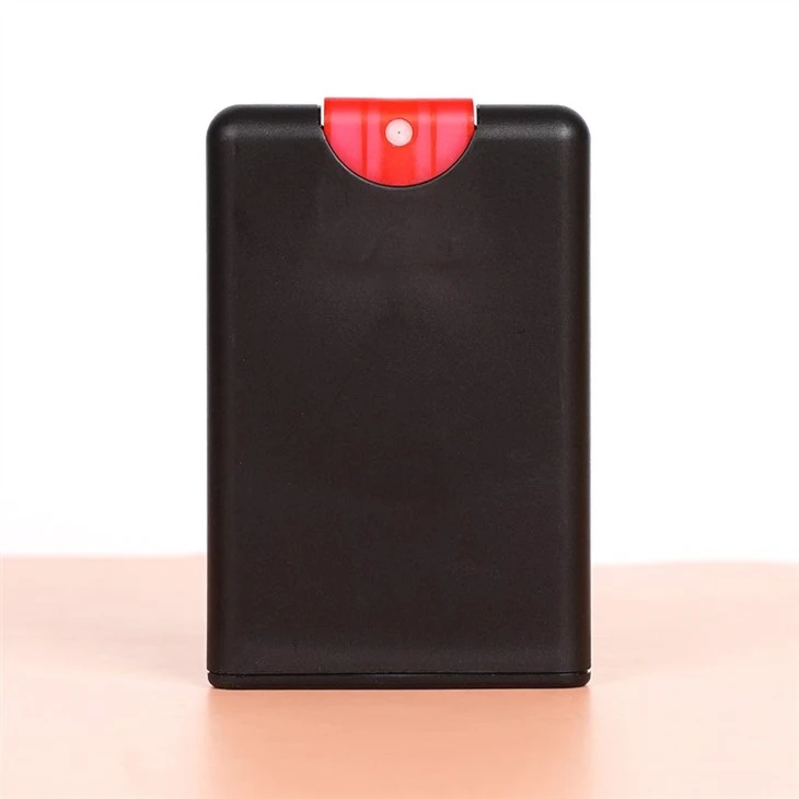 Private Label Black Card Shape Plastic Bottle Cleaning