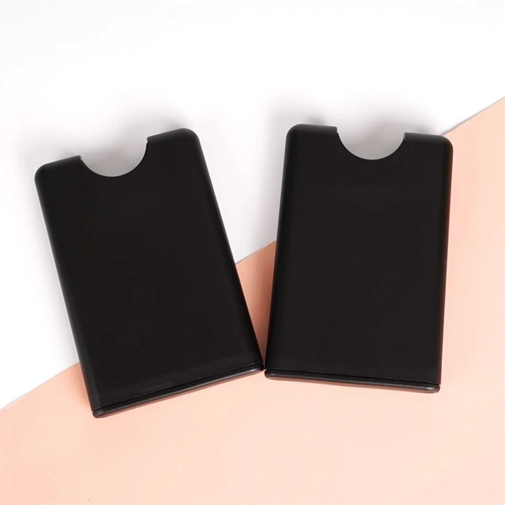 Private Label Black Card Shape Plastic Bottle Cleaning